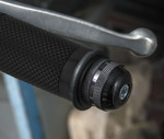 BikeMaster Anti-Vibration Black Aluminum Bar Ends for 1" Handlebars (261316)