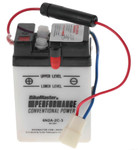 BikeMaster Standard 6 Volt Battery 20 Cranking Amps (781092)