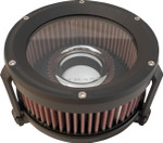 Trask Assault Charge High-Flow Flat Black Air Cleaner Kit (TM-1023BK)