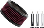 Trask Big Power Chrome Air Filter Kit (TM-1020-BPCH)