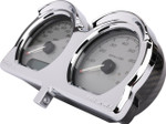 Thrashin Supply Chrome Gauge Relocation Kit (TSC-2707-3)