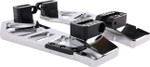 Thrashin Supply Apex Chrome Floorboard Tail Extension w/1/2" Lift (TSC-2212-3)