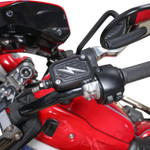 Thrashin Supply Twice-Cut Black Front Brake Master Cylinder Cover (TSC-3176-4)