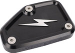 Thrashin Supply Twice-Cut Black Front Brake Master Cylinder Cover (TSC-3178-4)