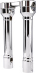 Thrashin Supply 8" Chrome Hole Shot Risers (TSC-8100-3)