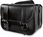 Wille & Max Braided Series Large Straight Saddlebags (58330-20)