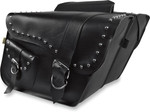 Wille & Max Ranger Series Studded Large Slant Motorcycle Saddlebags (58750-01)