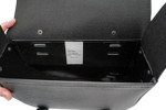 Wille & Max Black Jack Left Side 4.0L Swingarm Bag w/Black Buckle (59919-00)