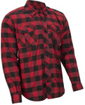 Noru Check Mens Motorcycle Riding Shirt