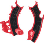 Acerbis X-Grip Black/Red Frame Protectors (2986181018)