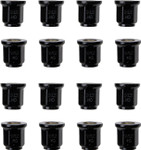 ITP Black Flat Wheel Lug Nuts 12mm x 1.25" (BLUG16BX)