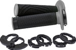 Domino D200 Lock-On Black/Gray Grips (D20046C4052H8-0)