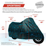 Dowco Guardian WeatherAll Plus Sportbike Ratchet Black Cover (52124-02)