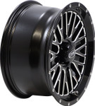 ITP Momentum Wheel | Black w/Milled Accents | 14x7 | 4x137 | 5+2 (1422735731B)