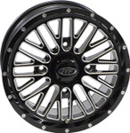 ITP Momentum Wheel | Black w/Milled Accents | 15x7 | 4x156 | 5+2 (1522741731B)