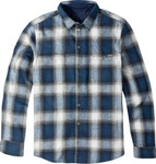 American Biker Mr Piston Mens Button Up Long Sleeve Flannel Shirt