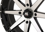 High Lifter HL10 Gloss Black w/Machined Wheel 20x7 (20HL10-1156)