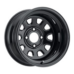 ITP Delta Steel Front Wheel | Black | 12x7 | 4/137 | 4+3 (1223053014B)