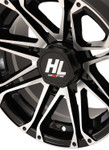 High Lifter HL3 Gloss Black w/Machined Wheel 14x7 (14HL03-1156)
