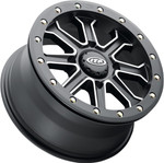 ITP Inertia Front Black Wheel 14x7 (1422524727B)