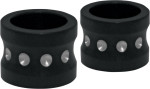 Covingtons Dimpled Black Axle Spacers Non-ABS (C0013-B)