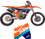 Factory Effex Candy Chrome KTM Tank/Shroud Graphics Kit (27-03504)