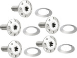 Arlen Ness Titanium Floating Rotor Polished Bolt Kit (300-906)