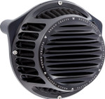 Arlen Ness Rough Craft All Black Round Air Cleaner (RC-600-023)