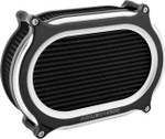Arlen Ness Stage 2 Oval Black Air Cleaner (600-176)