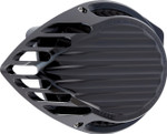 Arlen Ness Rough Craft All Black Finned Air Cleaner (RC-600-021)