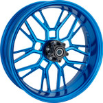 Arlen Ness 18" x 5.5" Split-Spoke Forged Blue Rear Wheel (330-008)
