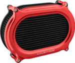Arlen Ness Stage 2 Oval Red Air Cleaner (600-178)