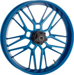 Arlen Ness 19" x 3.5" Split-Spoke Forged Blue Front Wheel (330-014)