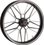 Arlen Ness 19" x 3.5" Split-Spoke Forged Black/Contrast Front Wheel (330-025)