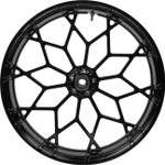 Arlen Ness 21" x 5.5" Fat Factory Forged All Black Front Wheel (91.651)