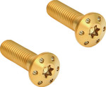 Arlen Ness Titanium Brake Caliper Gold Mounting Bolts (300-919)
