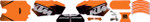 D'Cor Visuals KTM Graphics Kit for 16" STACYC Stability Cycle (10-80-205B)