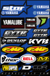 D'Cor Visuals Star Yamaha Decal Sheet (40-50-116)