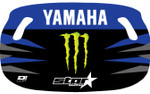 D'Cor Visuals Monster Energy Yamaha Logo Pit Board (60-60-155)