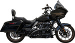 Bassani Sweeper Radial Black Exhaust System w/Heat Shields (1F21FB)