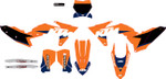 D'Cor Visuals KTM Racing Complete Graphics Kit (20-30-225)