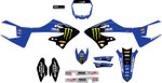 D'Cor Visuals '22-23 Blue Monster Yamaha Complete Graphics Kit (20-50-263)