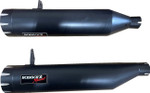 Bassani 4" Black Slip-On Mufflers (8CH17B)