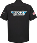 Throttle Threads Drag Specialties House Mens Button Up SS Shirt