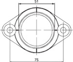 Parts Unlimited Carburetor Mounting Flange (07-100-15)