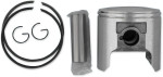Parts Unlimited 62.00mm Oversize +.020" Bore Piston Kit (09-7512)
