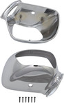 Parts Unlimited Chrome Mirror Housings (0641-0058)