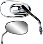 Parts Unlimited Mini American Style Mirror w/Reverse Threads (0640-0948)