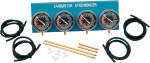 Parts Unlimited Vacuum Synchronizer 4-Carburetor Set (3804-0005)