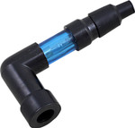 Parts Unlimited 90 Degree Blue Flashing Spark Plug Cap (DS-305006)